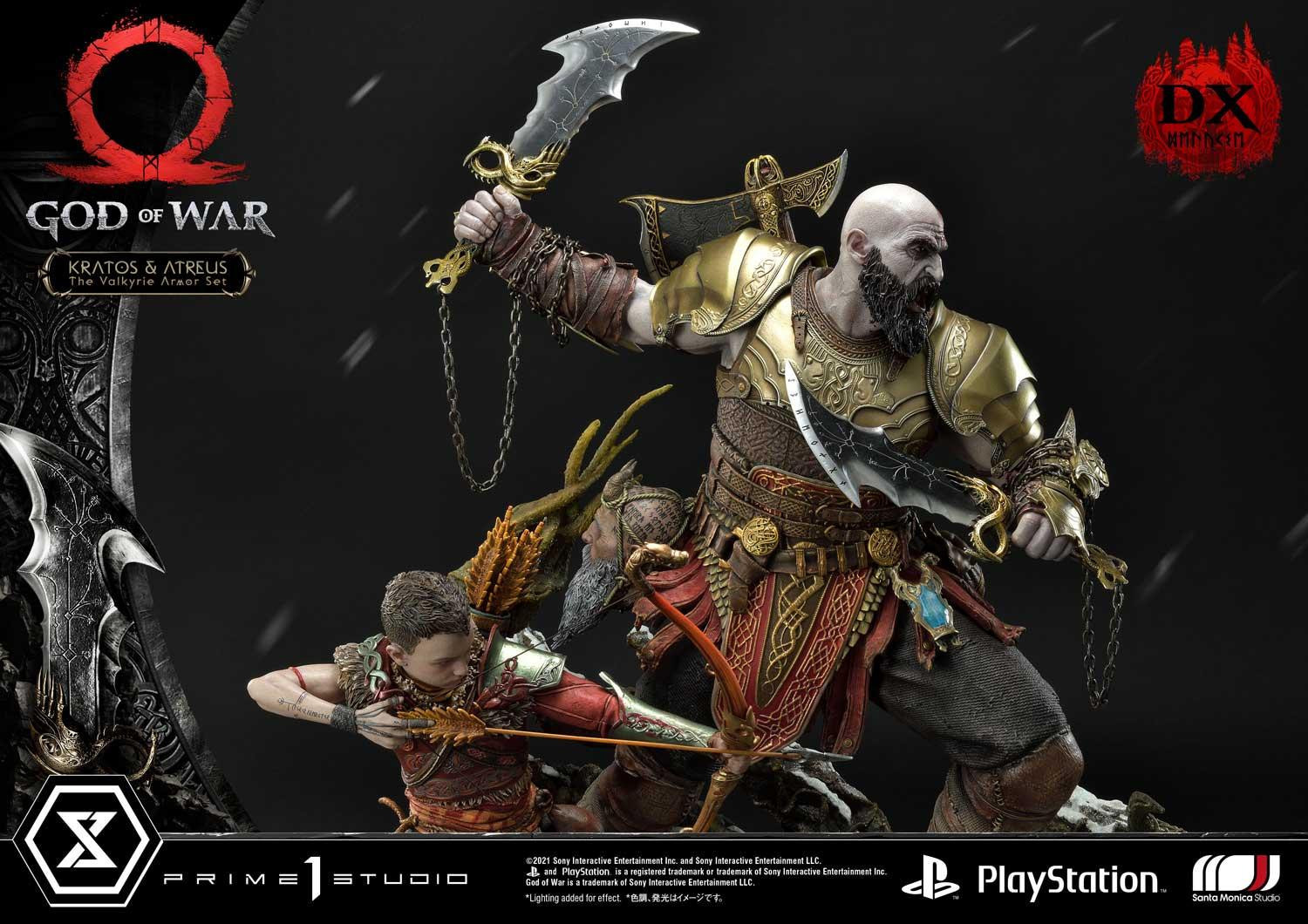 God of War (2018) - Atreus - Kratos - Mimir - Ultimate Premium Masterline  (UPMGOW-03DX) - 1/4 - The Valkyrie Armor Set, DX Version (Prime 1 Studio) photo 16