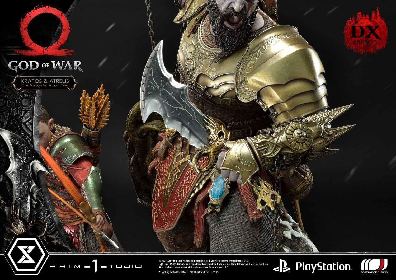 God of War (2018) - Atreus - Kratos - Mimir - Ultimate Premium Masterline  (UPMGOW-03DX) - 1/4 - The Valkyrie Armor Set, DX Version (Prime 1 Studio) photo 17