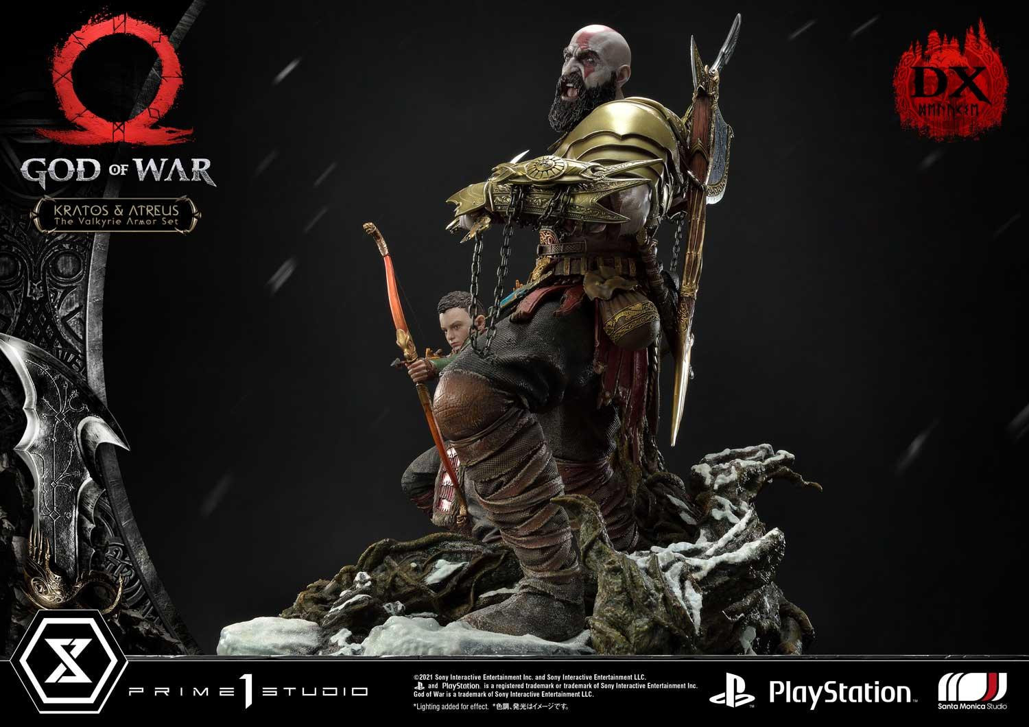 God of War (2018) - Atreus - Kratos - Mimir - Ultimate Premium Masterline  (UPMGOW-03DX) - 1/4 - The Valkyrie Armor Set, DX Version (Prime 1 Studio) photo 18