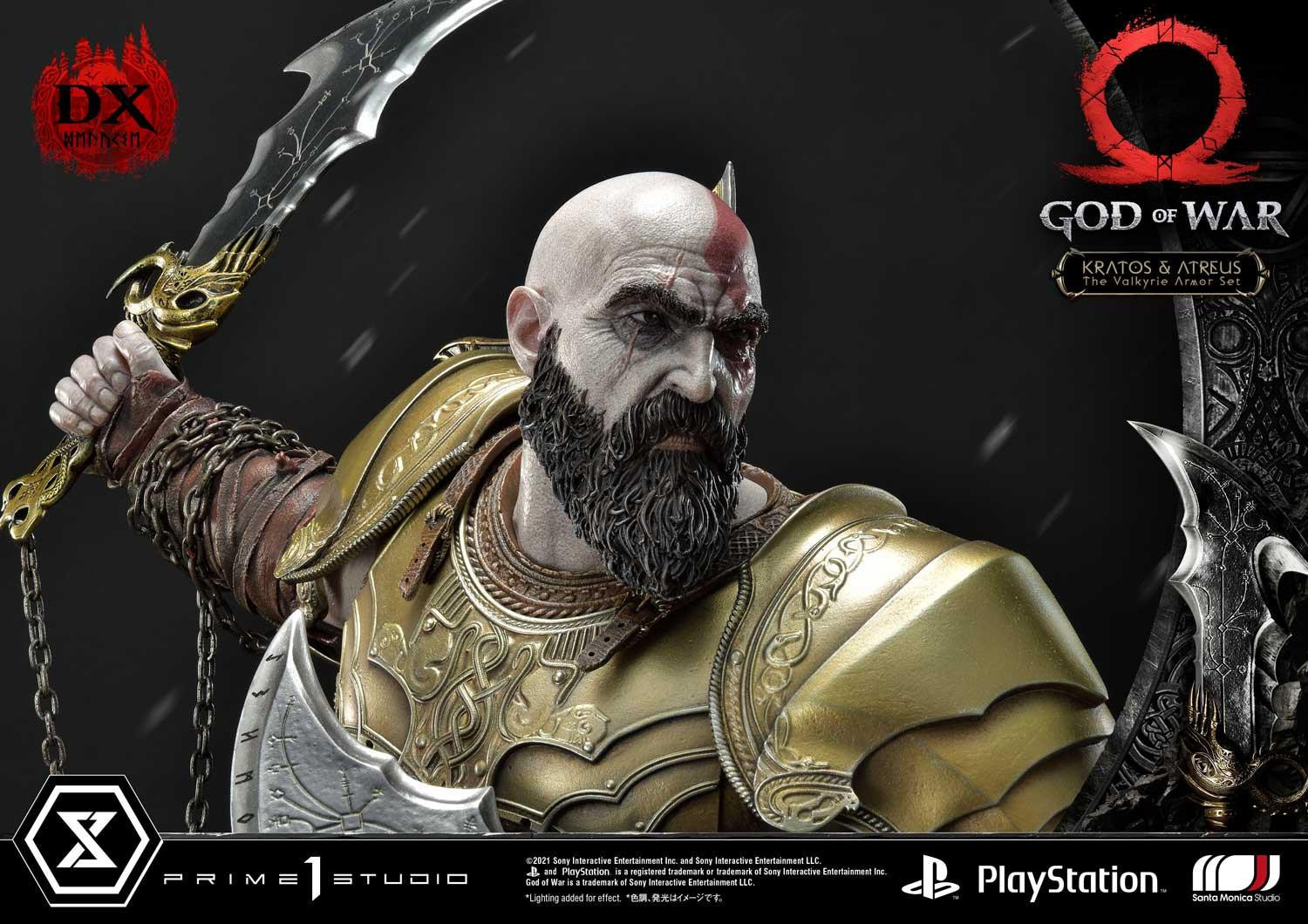 God of War (2018) - Atreus - Kratos - Mimir - Ultimate Premium Masterline  (UPMGOW-03DX) - 1/4 - The Valkyrie Armor Set, DX Version (Prime 1 Studio) photo 19