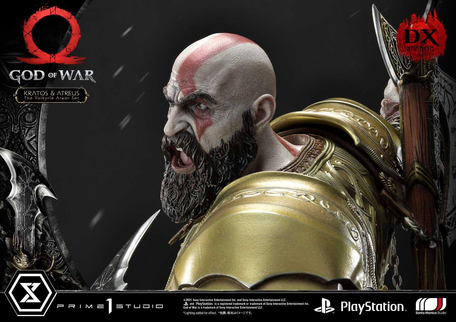 God of War (2018) - Atreus - Kratos - Mimir - Ultimate Premium Masterline  (UPMGOW-03DX) - 1/4 - The Valkyrie Armor Set, DX Version (Prime 1 Studio) photo 20