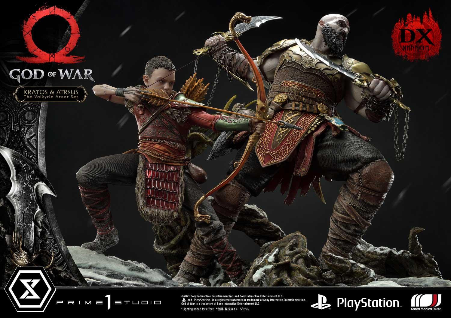God of War (2018) - Atreus - Kratos - Mimir - Ultimate Premium Masterline  (UPMGOW-03DX) - 1/4 - The Valkyrie Armor Set, DX Version (Prime 1 Studio) photo 21