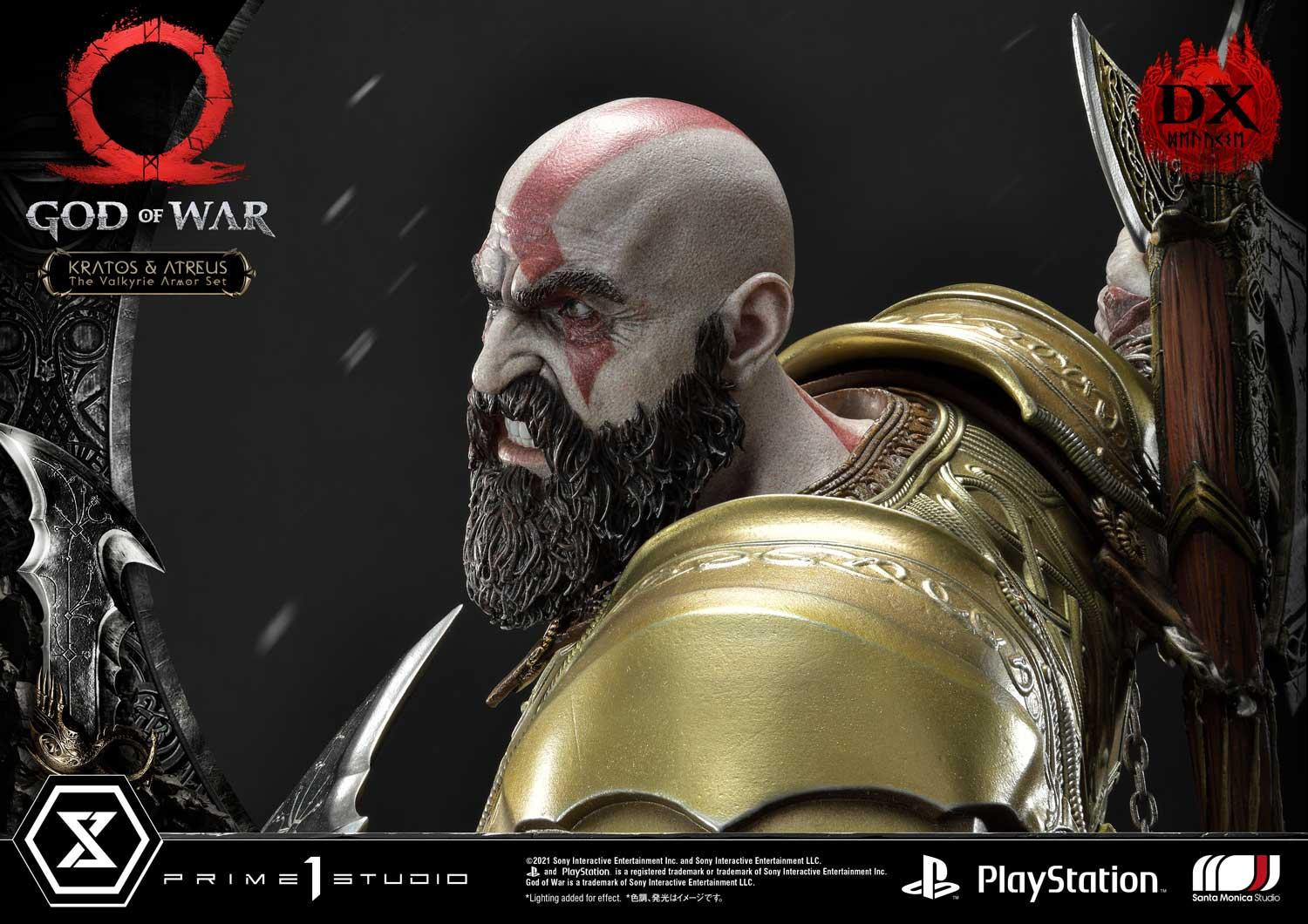 God of War (2018) - Atreus - Kratos - Mimir - Ultimate Premium Masterline  (UPMGOW-03DX) - 1/4 - The Valkyrie Armor Set, DX Version (Prime 1 Studio) photo 22
