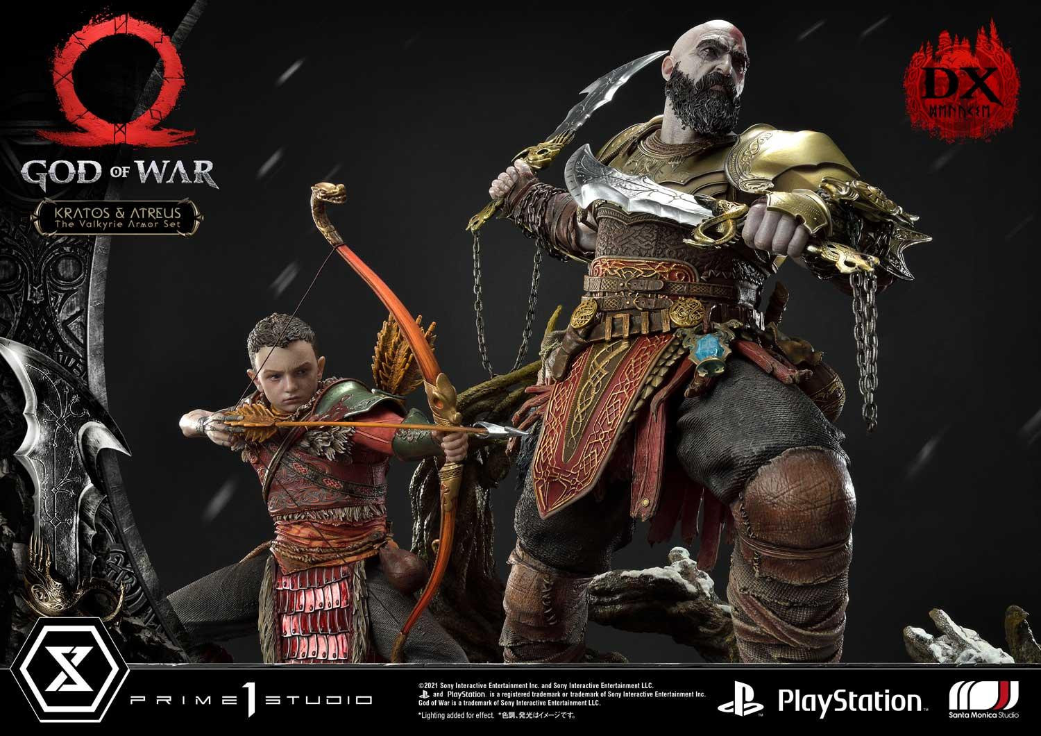 God of War (2018) - Atreus - Kratos - Mimir - Ultimate Premium Masterline  (UPMGOW-03DX) - 1/4 - The Valkyrie Armor Set, DX Version (Prime 1 Studio) photo 23