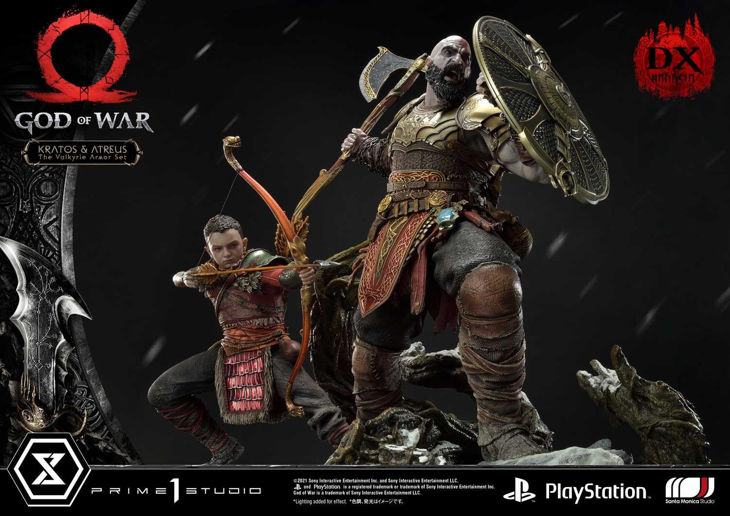 God of War (2018) - Atreus - Kratos - Mimir - Ultimate Premium Masterline  (UPMGOW-03DX) - 1/4 - The Valkyrie Armor Set, DX Version (Prime 1 Studio) photo 25