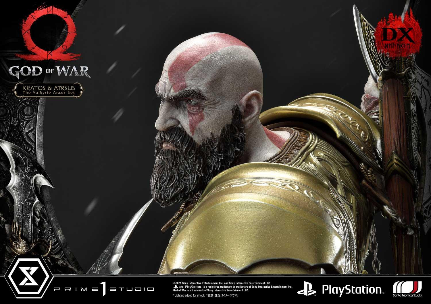 God of War (2018) - Atreus - Kratos - Mimir - Ultimate Premium Masterline  (UPMGOW-03DX) - 1/4 - The Valkyrie Armor Set, DX Version (Prime 1 Studio) photo 26