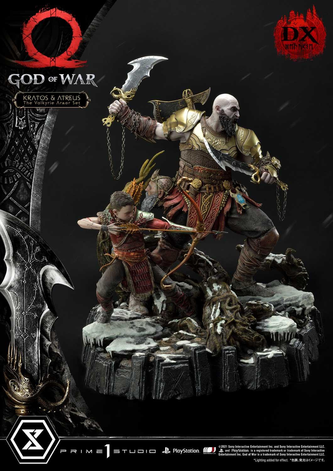 God of War (2018) - Atreus - Kratos - Mimir - Ultimate Premium Masterline  (UPMGOW-03DX) - 1/4 - The Valkyrie Armor Set, DX Version (Prime 1 Studio) photo 29