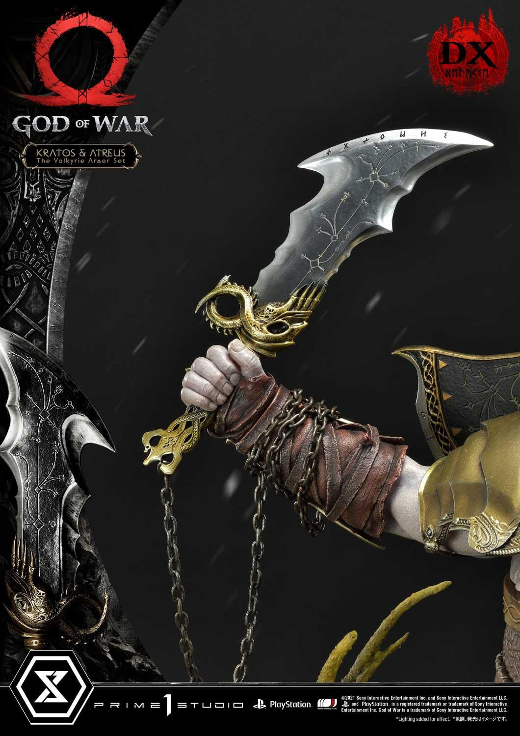 God of War (2018) - Atreus - Kratos - Mimir - Ultimate Premium Masterline  (UPMGOW-03DX) - 1/4 - The Valkyrie Armor Set, DX Version (Prime 1 Studio) photo 31
