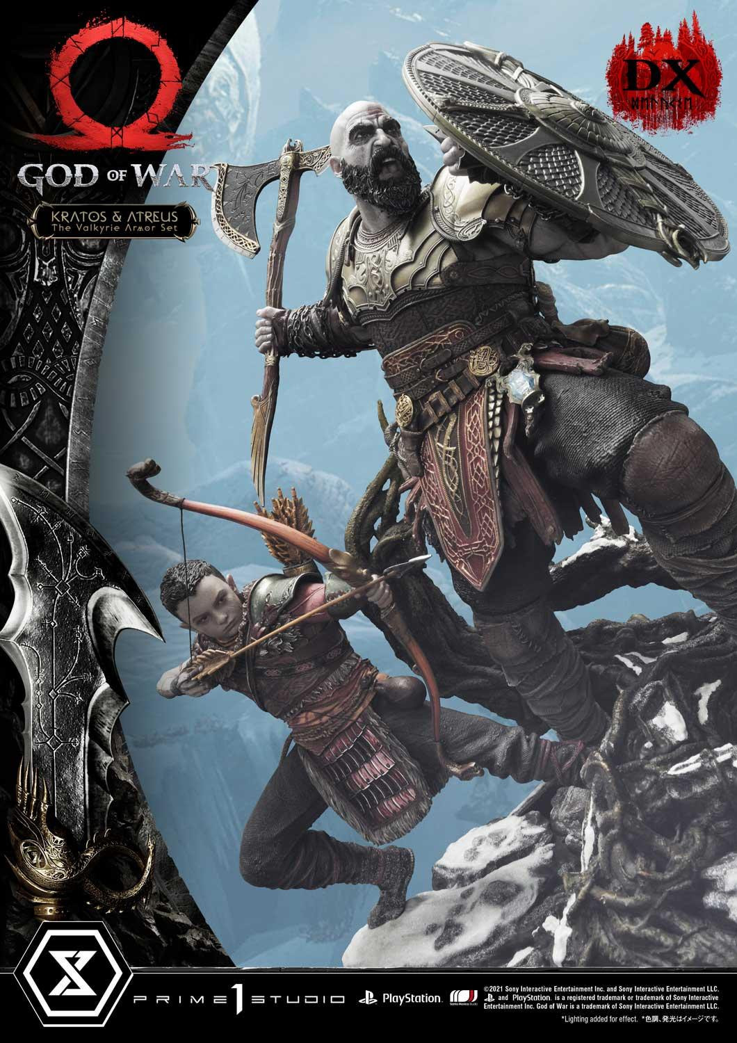 God of War (2018) - Atreus - Kratos - Mimir - Ultimate Premium Masterline  (UPMGOW-03DX) - 1/4 - The Valkyrie Armor Set, DX Version (Prime 1 Studio) photo 32