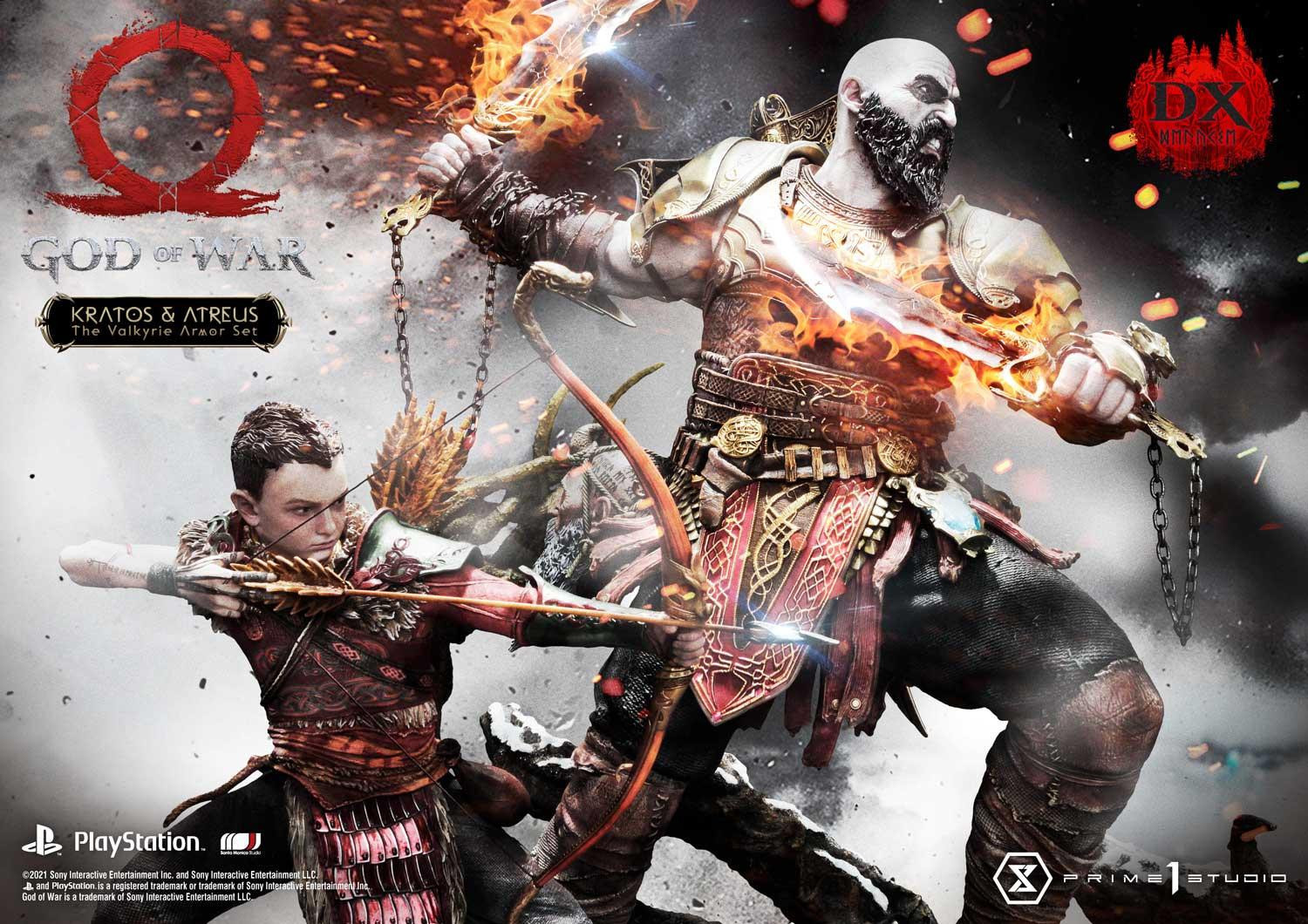 God of War (2018) - Atreus - Kratos - Mimir - Ultimate Premium Masterline  (UPMGOW-03DX) - 1/4 - The Valkyrie Armor Set, DX Version (Prime 1 Studio) photo 33