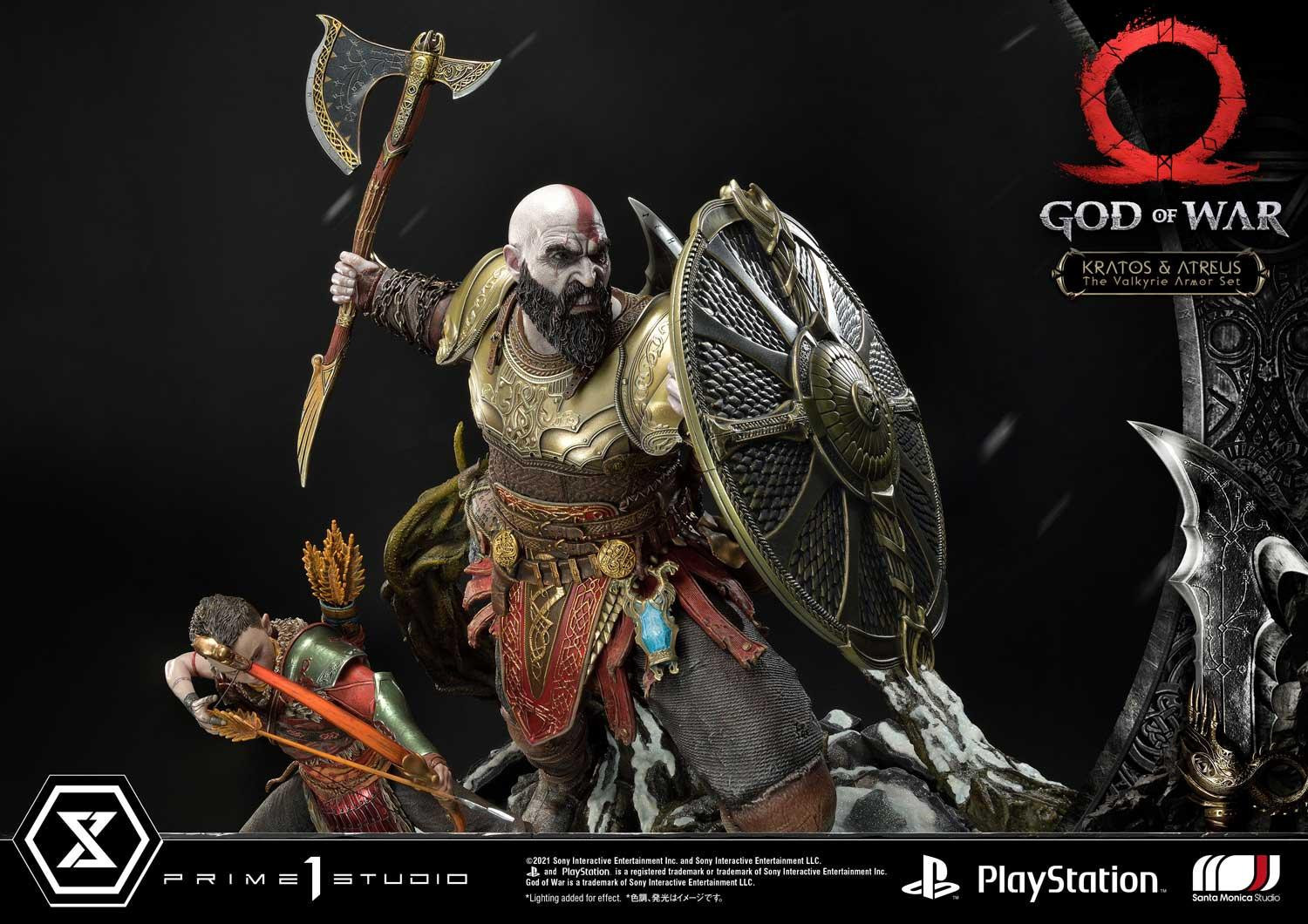 God of War (2018) - Atreus - Kratos - Mimir - Ultimate Premium Masterline  (UPMGOW-03DX) - 1/4 - The Valkyrie Armor Set, DX Version (Prime 1 Studio) photo 34
