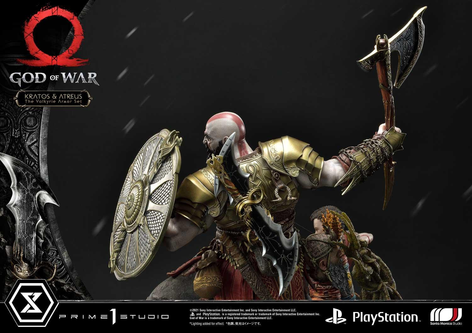 God of War (2018) - Atreus - Kratos - Mimir - Ultimate Premium Masterline  (UPMGOW-03DX) - 1/4 - The Valkyrie Armor Set, DX Version (Prime 1 Studio) photo 35