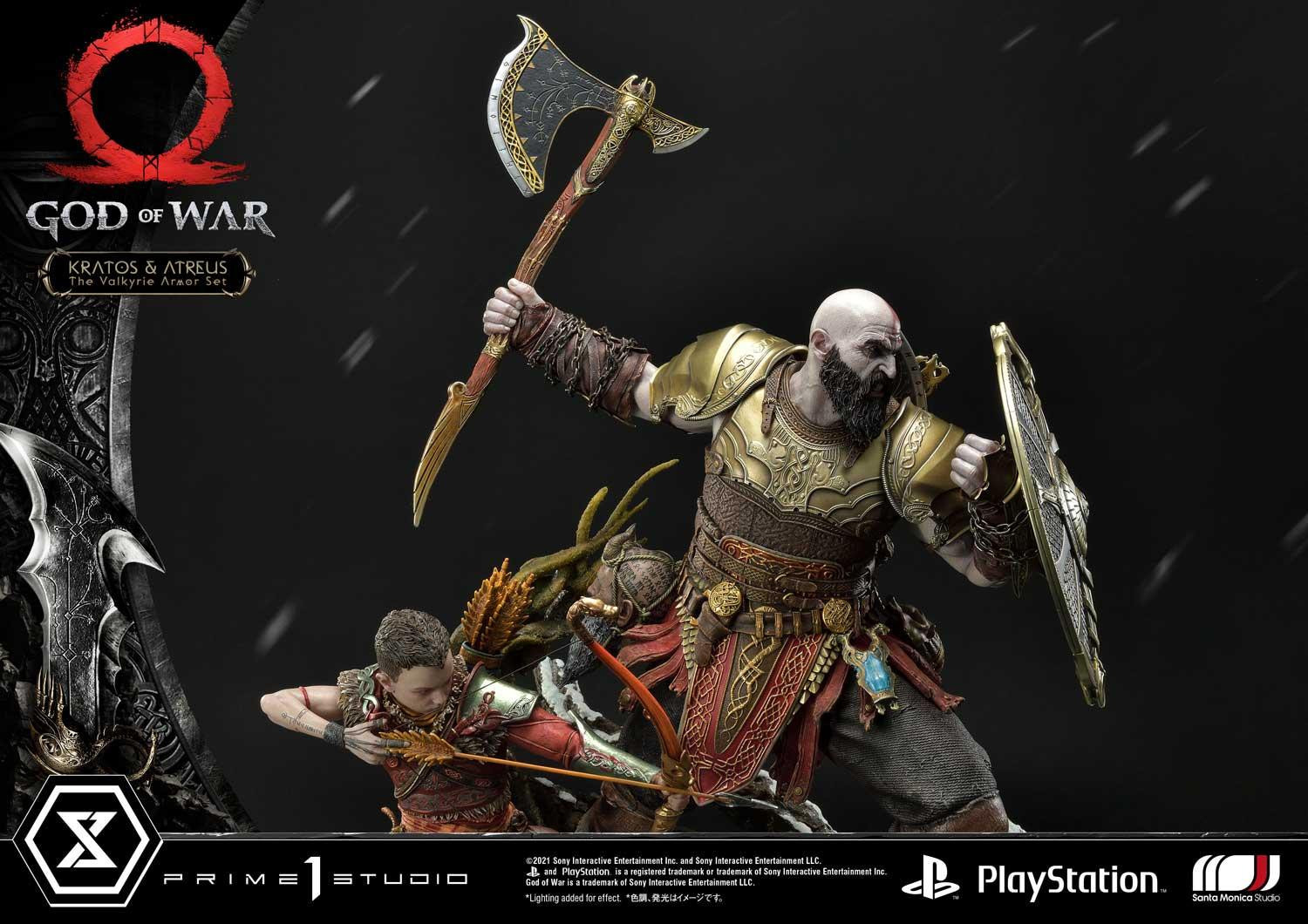God of War (2018) - Atreus - Kratos - Mimir - Ultimate Premium Masterline  (UPMGOW-03DX) - 1/4 - The Valkyrie Armor Set, DX Version (Prime 1 Studio) photo 36