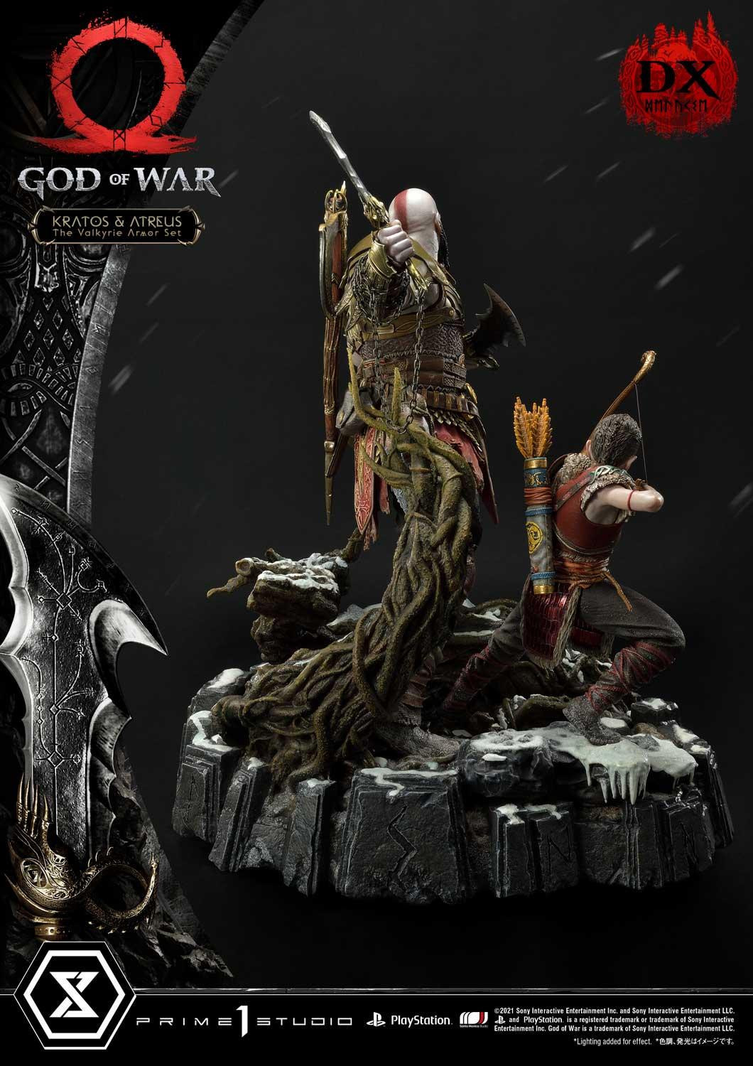 God of War (2018) - Atreus - Kratos - Mimir - Ultimate Premium Masterline  (UPMGOW-03DX) - 1/4 - The Valkyrie Armor Set, DX Version (Prime 1 Studio) photo 38