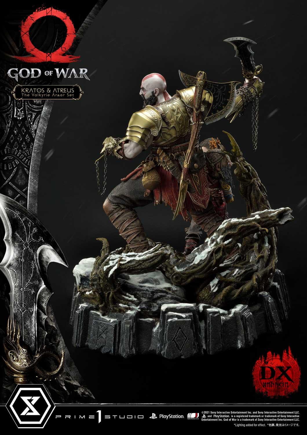 God of War (2018) - Atreus - Kratos - Mimir - Ultimate Premium Masterline  (UPMGOW-03DX) - 1/4 - The Valkyrie Armor Set, DX Version (Prime 1 Studio) photo 39