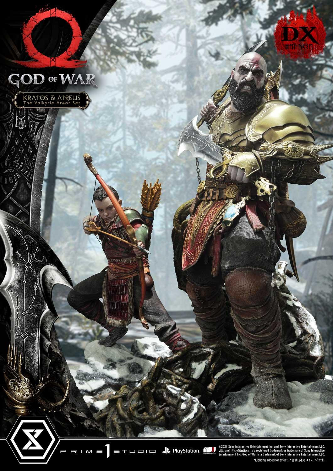 God of War (2018) - Atreus - Kratos - Mimir - Ultimate Premium Masterline  (UPMGOW-03DX) - 1/4 - The Valkyrie Armor Set, DX Version (Prime 1 Studio) photo 40