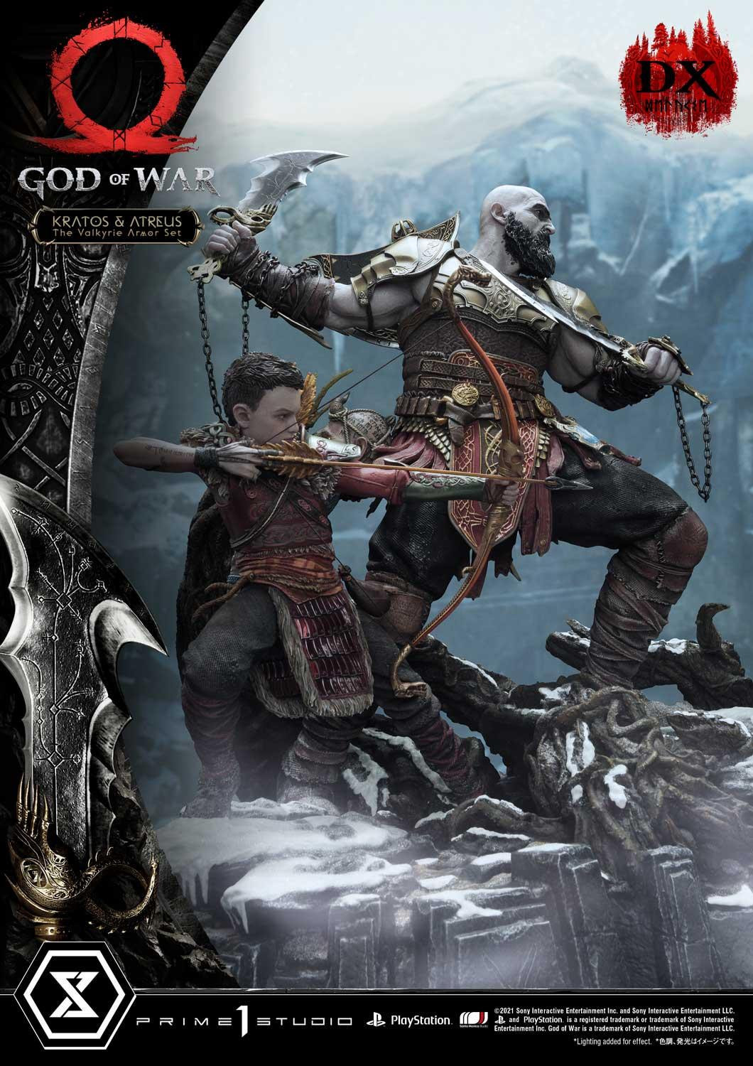 God of War (2018) - Atreus - Kratos - Mimir - Ultimate Premium Masterline  (UPMGOW-03DX) - 1/4 - The Valkyrie Armor Set, DX Version (Prime 1 Studio) photo 41