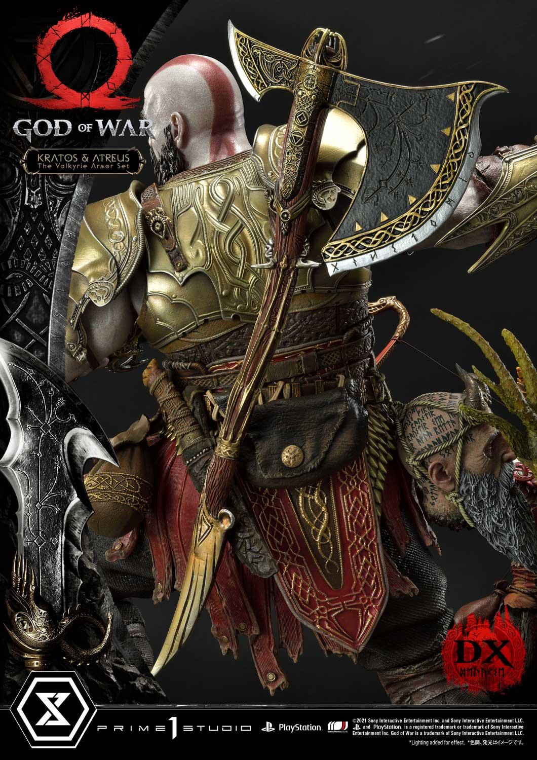 God of War (2018) - Atreus - Kratos - Mimir - Ultimate Premium Masterline  (UPMGOW-03DX) - 1/4 - The Valkyrie Armor Set, DX Version (Prime 1 Studio) photo 43