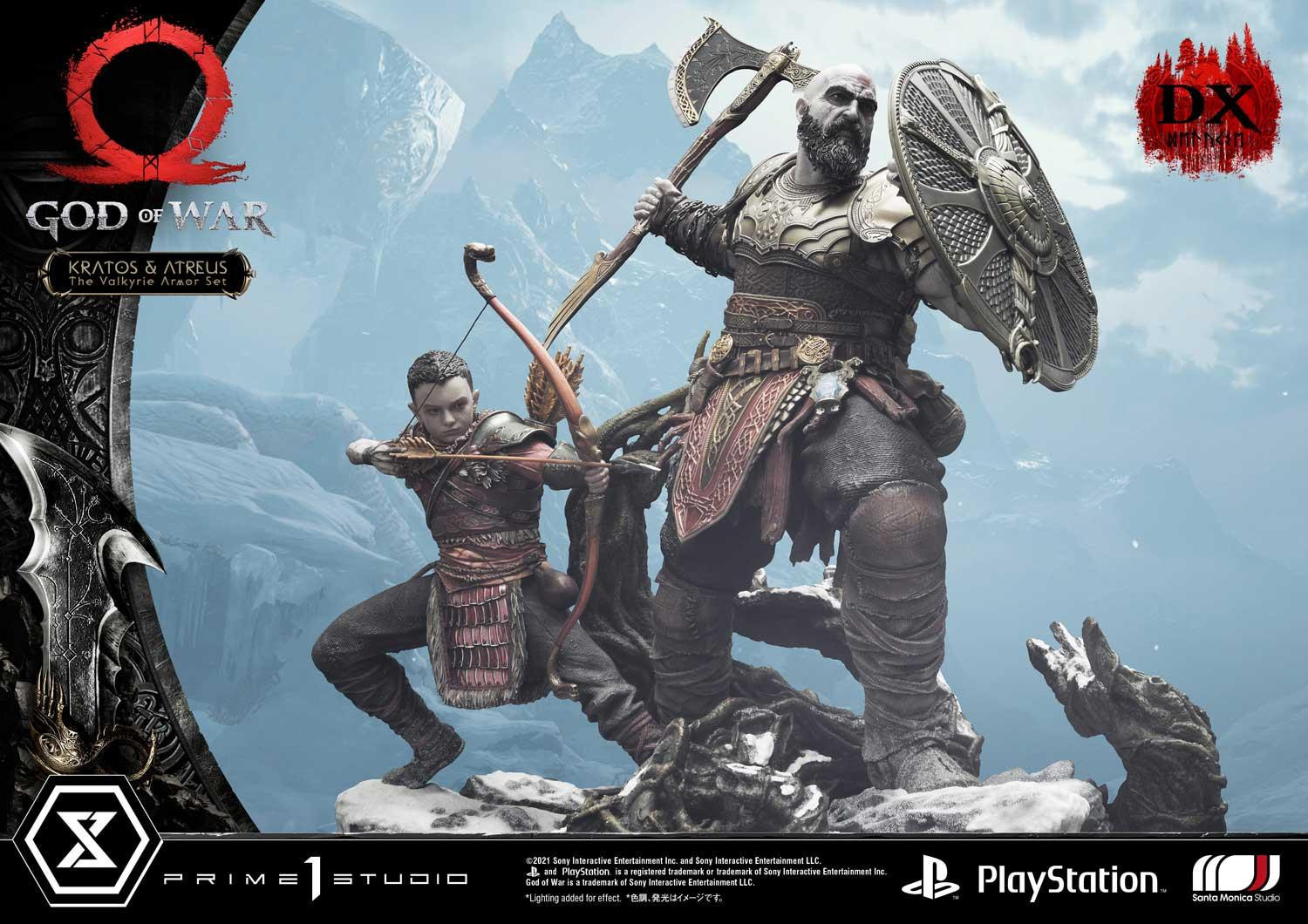 God of War (2018) - Atreus - Kratos - Mimir - Ultimate Premium Masterline  (UPMGOW-03DX) - 1/4 - The Valkyrie Armor Set, DX Version (Prime 1 Studio) photo 44