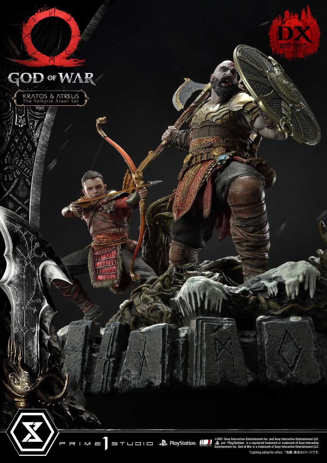 God of War (2018) - Atreus - Kratos - Mimir - Ultimate Premium Masterline  (UPMGOW-03DX) - 1/4 - The Valkyrie Armor Set, DX Version (Prime 1 Studio) photo 47
