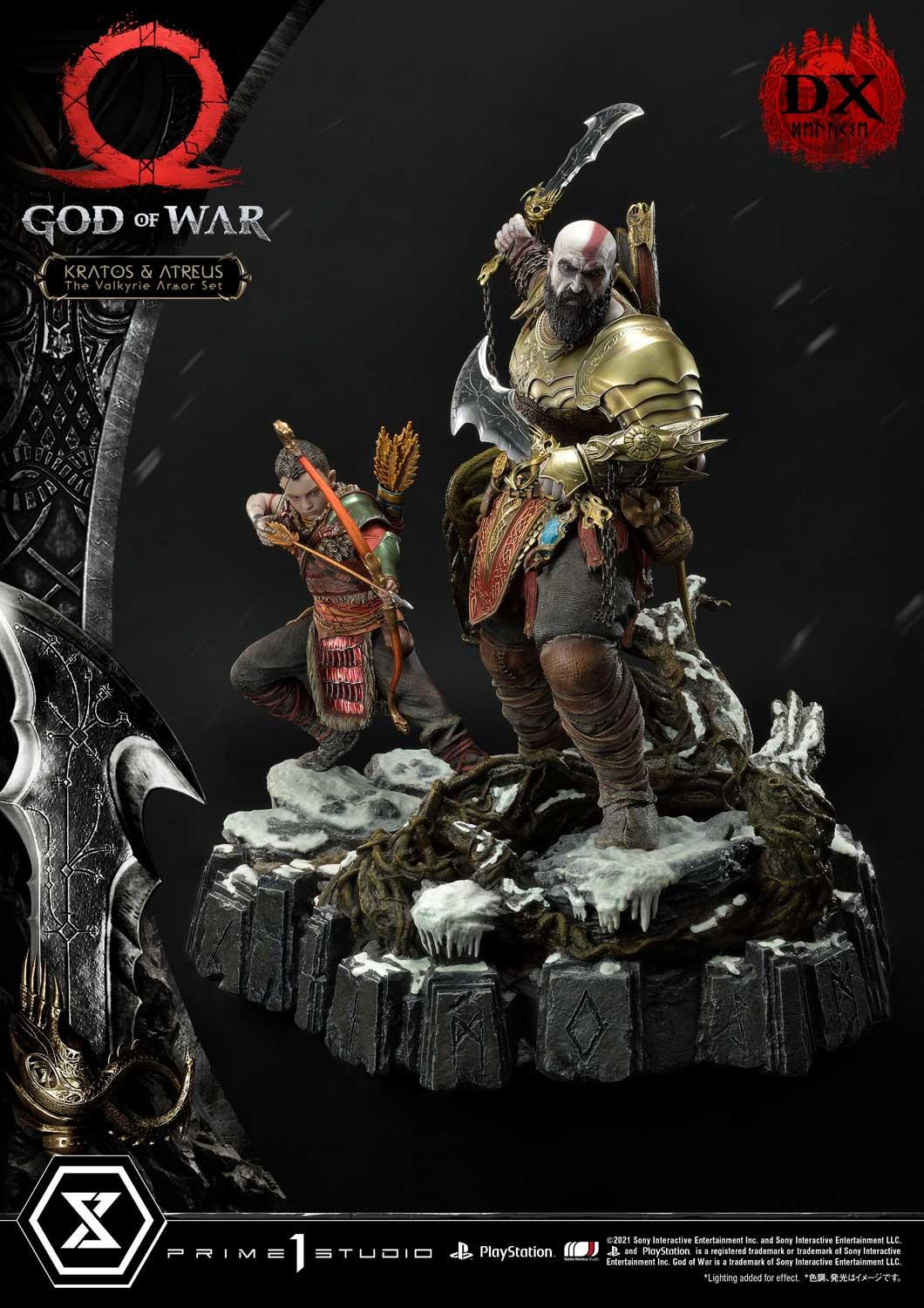 God of War (2018) - Atreus - Kratos - Mimir - Ultimate Premium Masterline  (UPMGOW-03DX) - 1/4 - The Valkyrie Armor Set, DX Version (Prime 1 Studio) photo 48