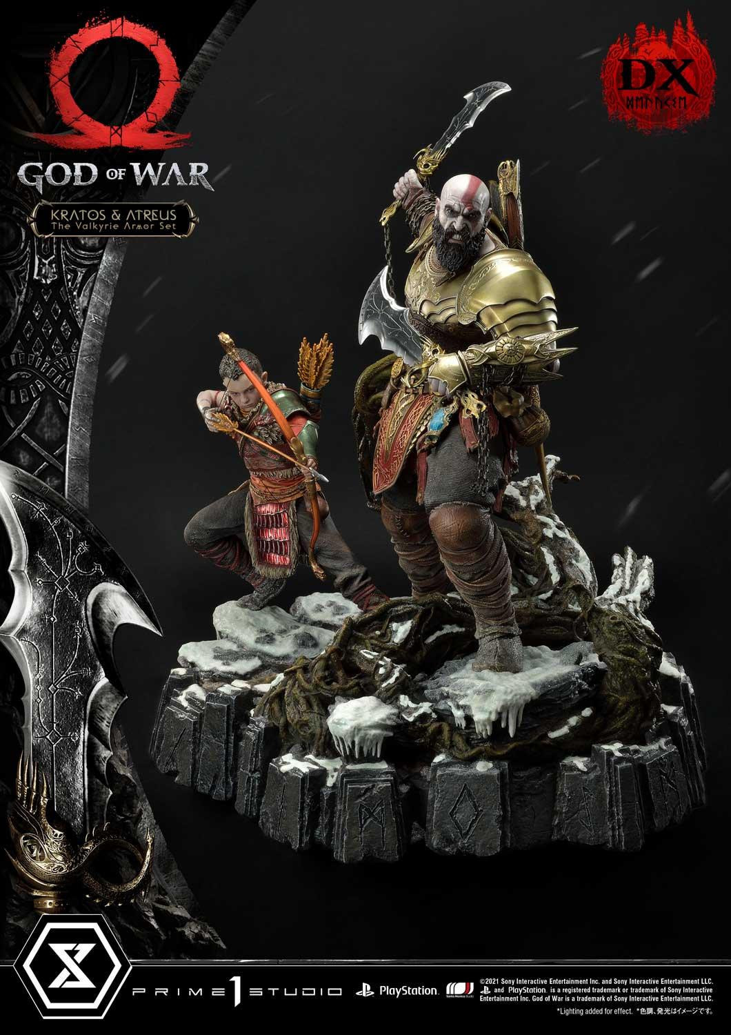 God of War (2018) - Atreus - Kratos - Mimir - Ultimate Premium Masterline  (UPMGOW-03DX) - 1/4 - The Valkyrie Armor Set, DX Version (Prime 1 Studio) photo 49