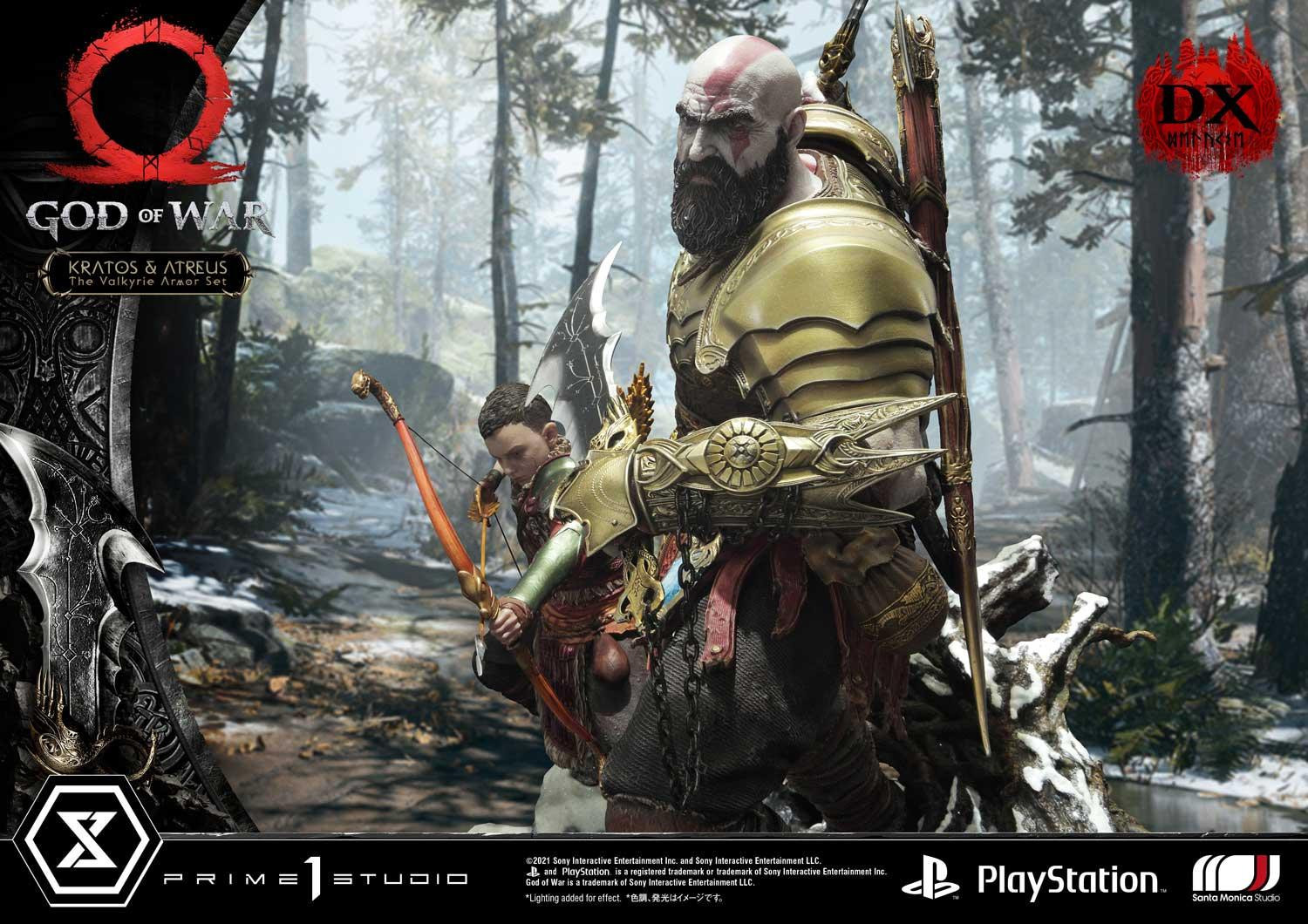 God of War (2018) - Atreus - Kratos - Mimir - Ultimate Premium Masterline  (UPMGOW-03DX) - 1/4 - The Valkyrie Armor Set, DX Version (Prime 1 Studio) photo 50