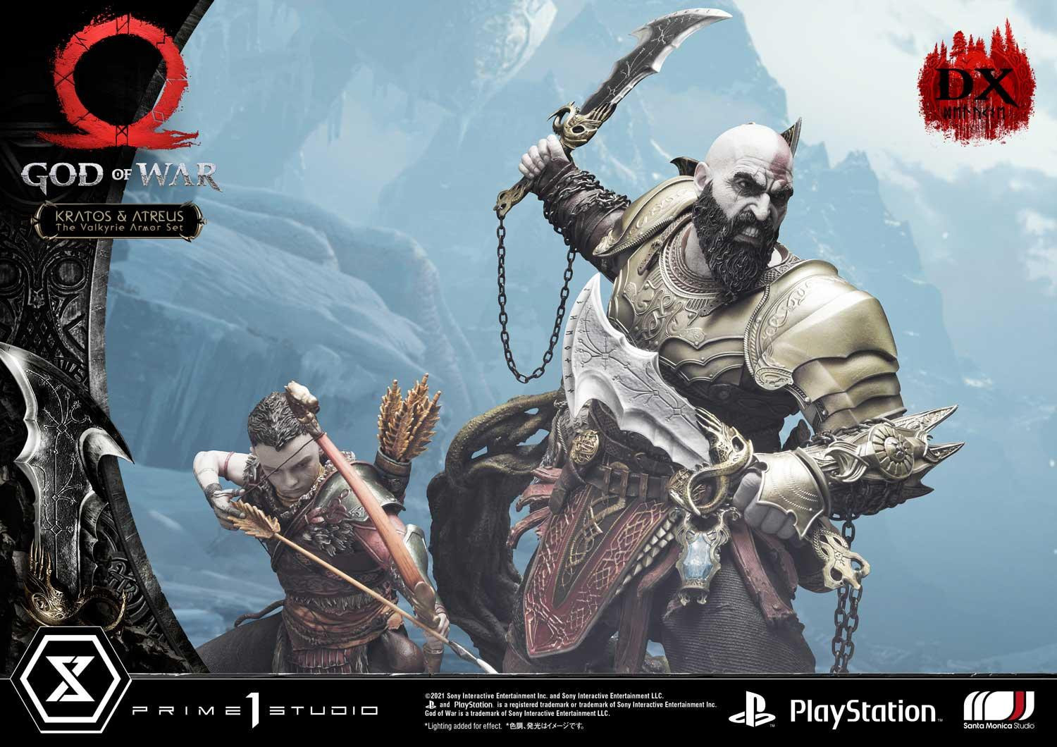 God of War (2018) - Atreus - Kratos - Mimir - Ultimate Premium Masterline  (UPMGOW-03DX) - 1/4 - The Valkyrie Armor Set, DX Version (Prime 1 Studio) photo 51