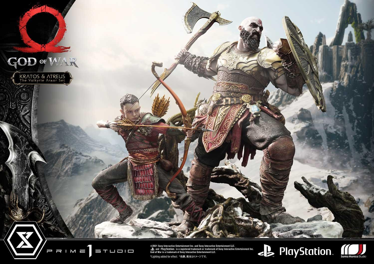 God of War (2018) - Atreus - Kratos - Mimir - Ultimate Premium Masterline  (UPMGOW-03DX) - 1/4 - The Valkyrie Armor Set, DX Version (Prime 1 Studio) photo 52