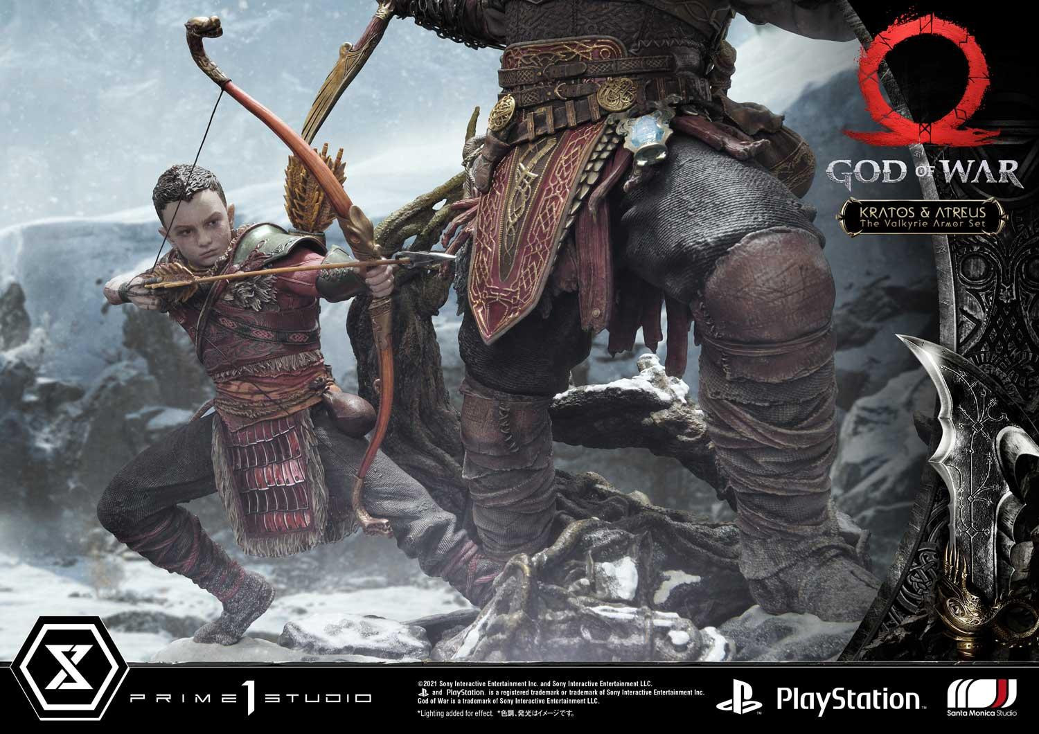 God of War (2018) - Atreus - Kratos - Mimir - Ultimate Premium Masterline  (UPMGOW-03DX) - 1/4 - The Valkyrie Armor Set, DX Version (Prime 1 Studio) photo 59