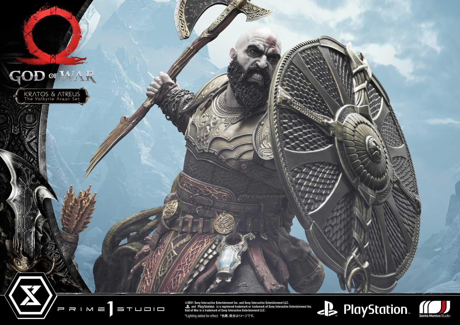 God of War (2018) - Atreus - Kratos - Mimir - Ultimate Premium Masterline  (UPMGOW-03DX) - 1/4 - The Valkyrie Armor Set, DX Version (Prime 1 Studio) photo 60