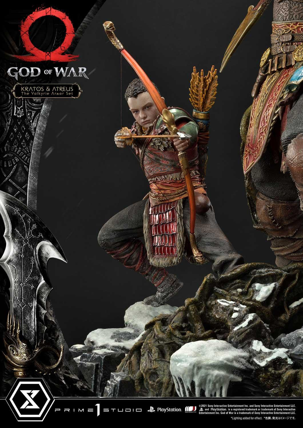 God of War (2018) - Atreus - Kratos - Mimir - Ultimate Premium Masterline  (UPMGOW-03DX) - 1/4 - The Valkyrie Armor Set, DX Version (Prime 1 Studio) photo 67