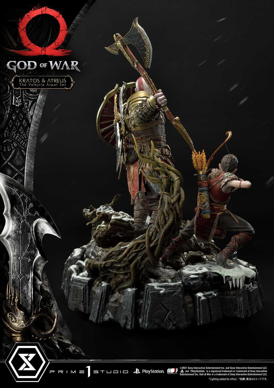 God of War (2018) - Atreus - Kratos - Mimir - Ultimate Premium Masterline  (UPMGOW-03DX) - 1/4 - The Valkyrie Armor Set, DX Version (Prime 1 Studio) photo 70