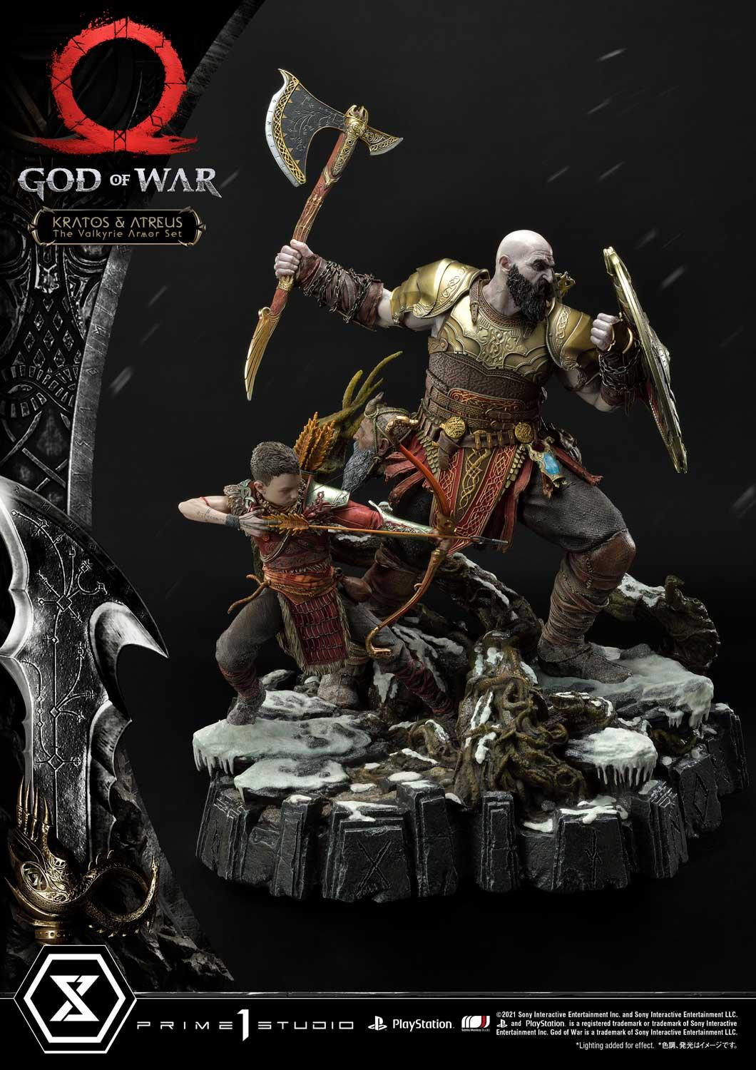 God of War (2018) - Atreus - Kratos - Mimir - Ultimate Premium Masterline  (UPMGOW-03DX) - 1/4 - The Valkyrie Armor Set, DX Version (Prime 1 Studio) photo 71