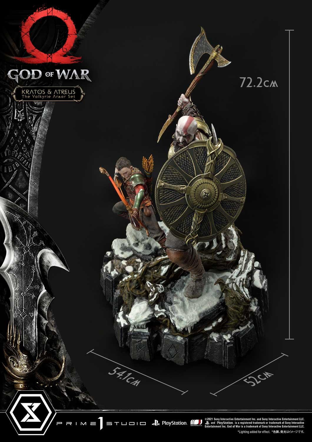 God of War (2018) - Atreus - Kratos - Mimir - Ultimate Premium Masterline  (UPMGOW-03DX) - 1/4 - The Valkyrie Armor Set, DX Version (Prime 1 Studio) photo 74