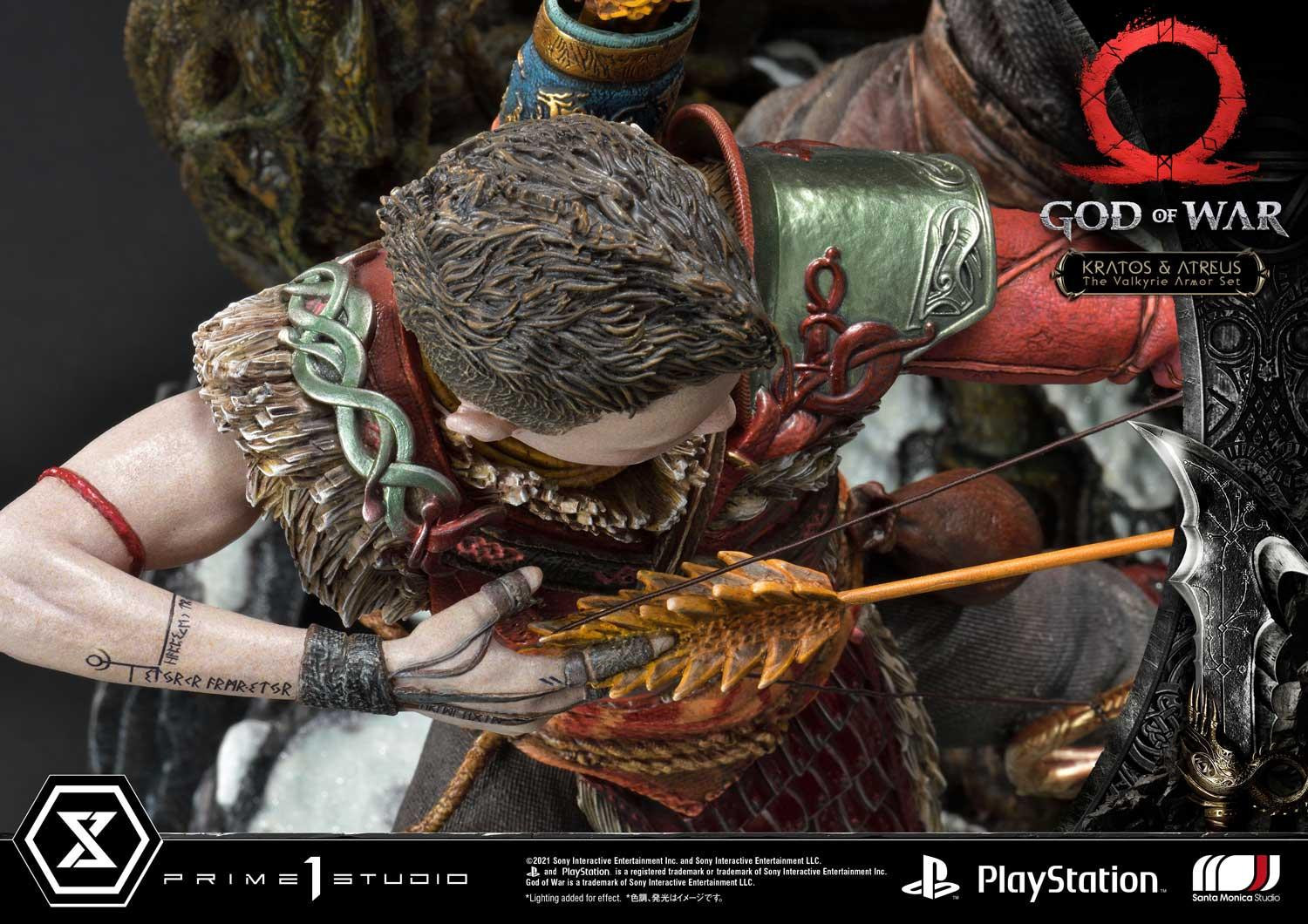 God of War (2018) - Atreus - Kratos - Mimir - Ultimate Premium Masterline  (UPMGOW-03DX) - 1/4 - The Valkyrie Armor Set, DX Version (Prime 1 Studio) photo 81