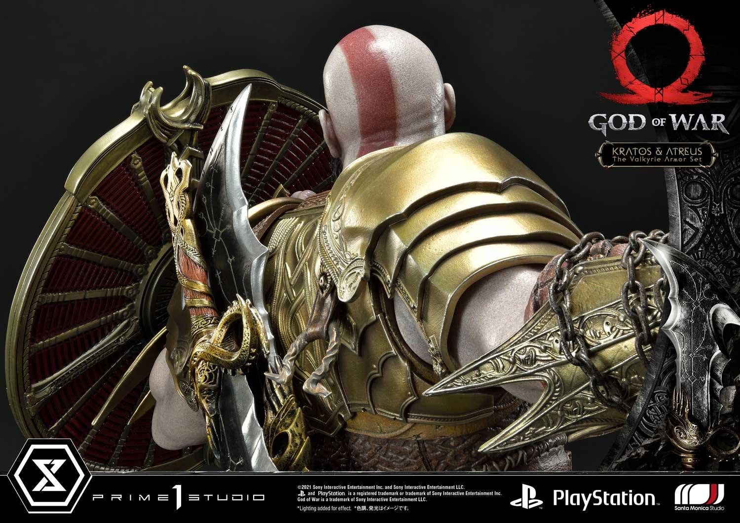 God of War (2018) - Atreus - Kratos - Mimir - Ultimate Premium Masterline  (UPMGOW-03DX) - 1/4 - The Valkyrie Armor Set, DX Version (Prime 1 Studio) photo 86