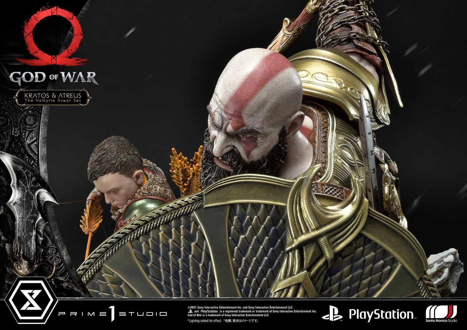 God of War (2018) - Atreus - Kratos - Mimir - Ultimate Premium Masterline  (UPMGOW-03DX) - 1/4 - The Valkyrie Armor Set, DX Version (Prime 1 Studio) photo 87