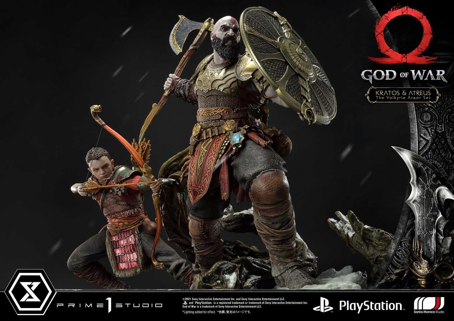 God of War (2018) - Atreus - Kratos - Mimir - Ultimate Premium Masterline  (UPMGOW-03DX) - 1/4 - The Valkyrie Armor Set, DX Version (Prime 1 Studio) photo 88