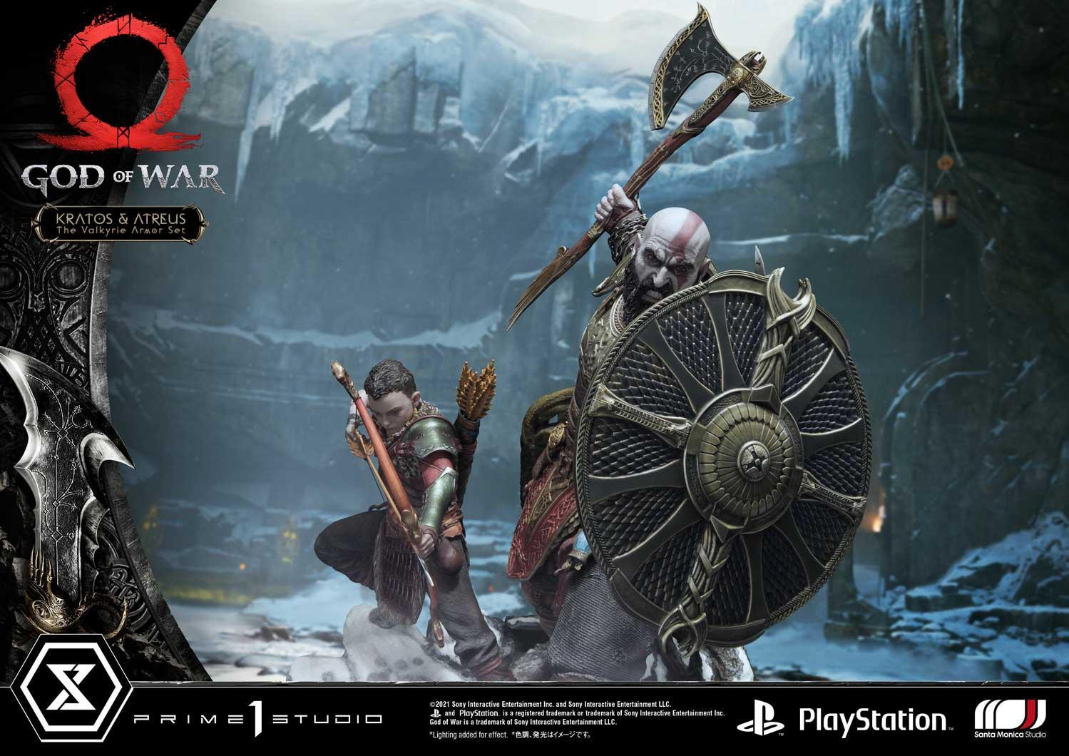 God of War (2018) - Atreus - Kratos - Mimir - Ultimate Premium Masterline  (UPMGOW-03DX) - 1/4 - The Valkyrie Armor Set, DX Version (Prime 1 Studio) photo 92