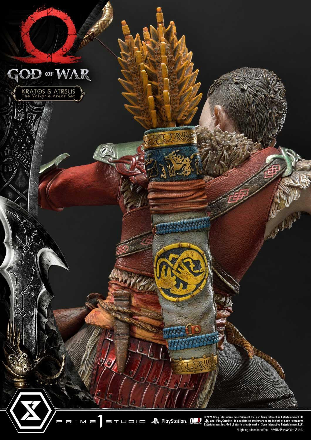 God of War (2018) - Atreus - Kratos - Mimir - Ultimate Premium Masterline  (UPMGOW-03DX) - 1/4 - The Valkyrie Armor Set, DX Version (Prime 1 Studio) photo 94