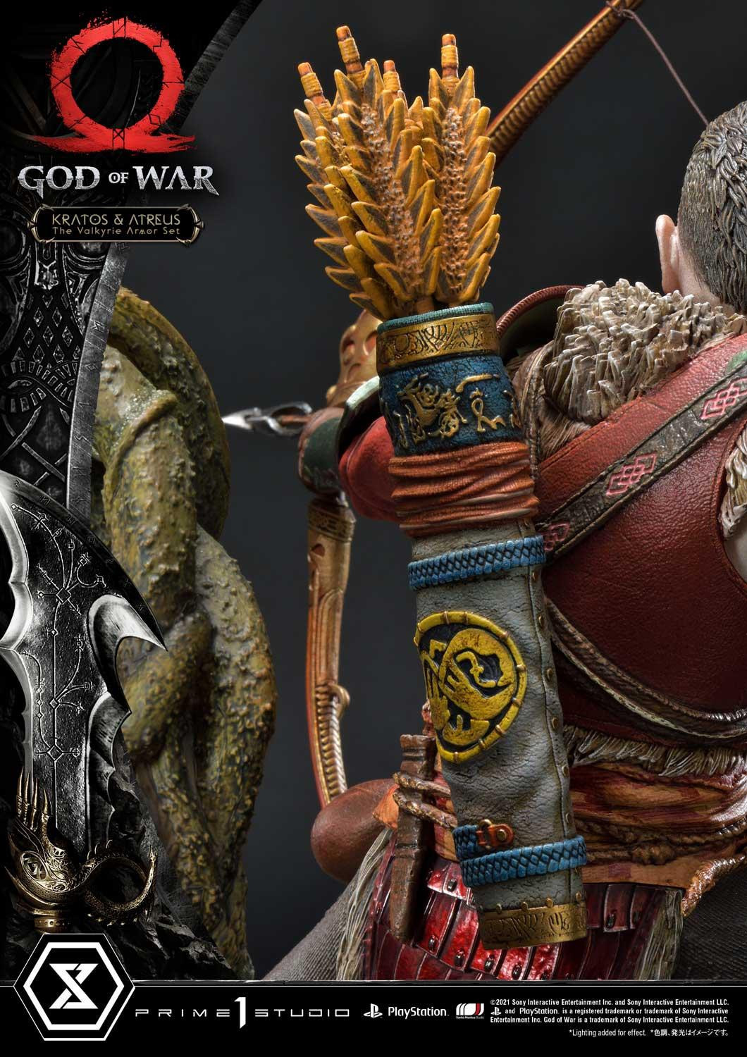 God of War (2018) - Atreus - Kratos - Mimir - Ultimate Premium Masterline  (UPMGOW-03DX) - 1/4 - The Valkyrie Armor Set, DX Version (Prime 1 Studio) photo 97