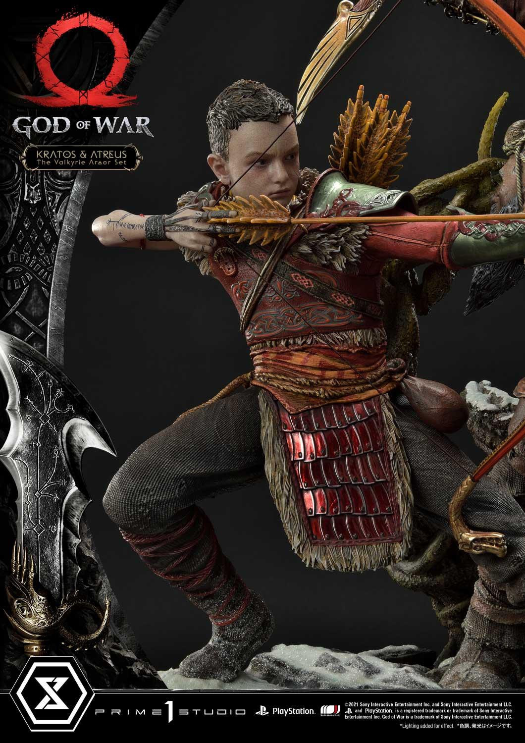God of War (2018) - Atreus - Kratos - Mimir - Ultimate Premium Masterline  (UPMGOW-03DX) - 1/4 - The Valkyrie Armor Set, DX Version (Prime 1 Studio) photo 98