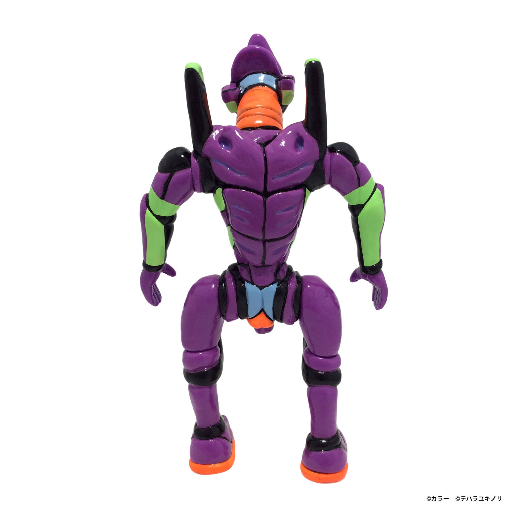 Shin Seiki Evangelion - EVA-01 - Evangelion Nendo-ka Keikaku - Sofubi Figure - Dehara Yukinori ver. (Kaiyodo, Kisoengai) photo 2