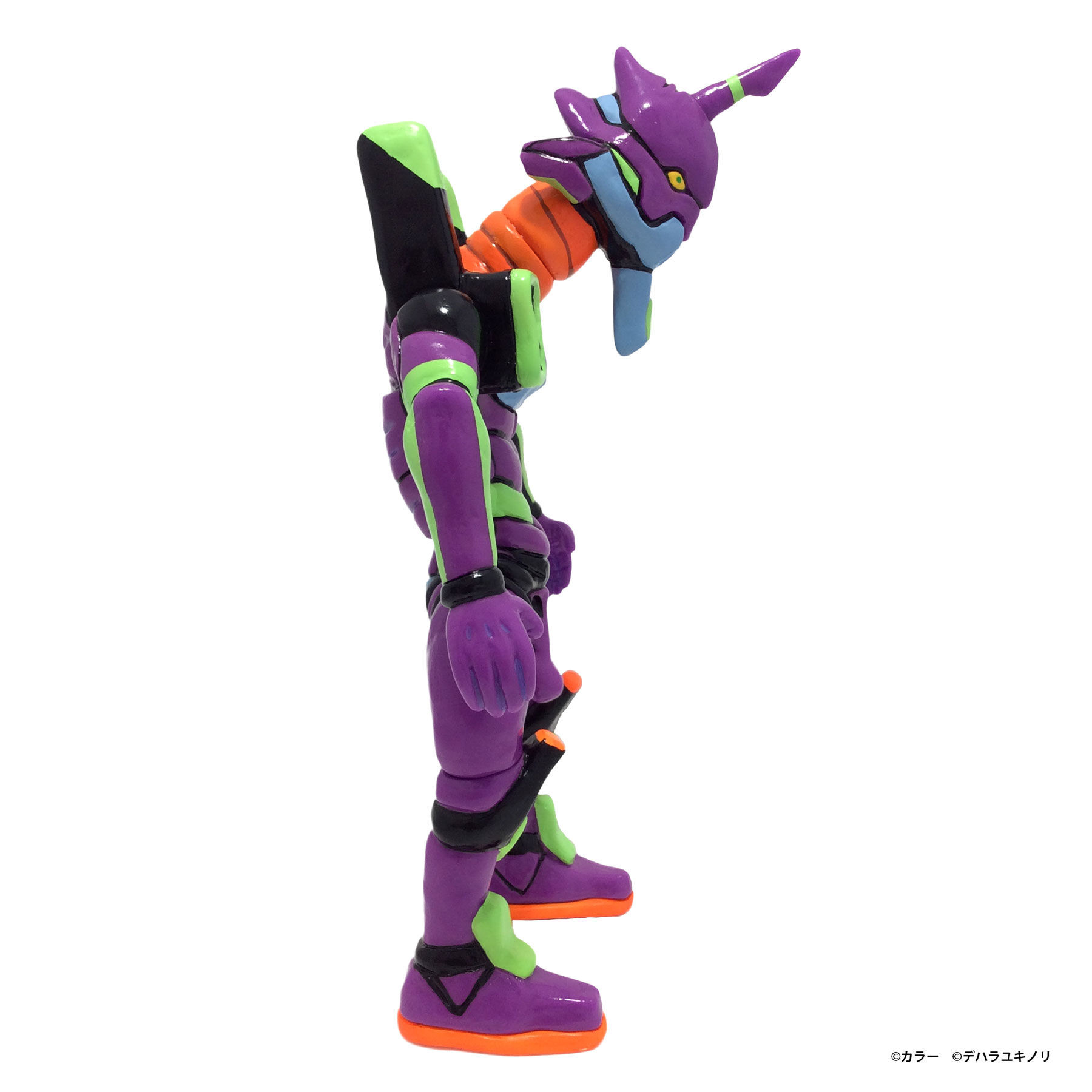 Shin Seiki Evangelion - EVA-01 - Evangelion Nendo-ka Keikaku - Sofubi Figure - Dehara Yukinori ver. (Kaiyodo, Kisoengai) photo 3