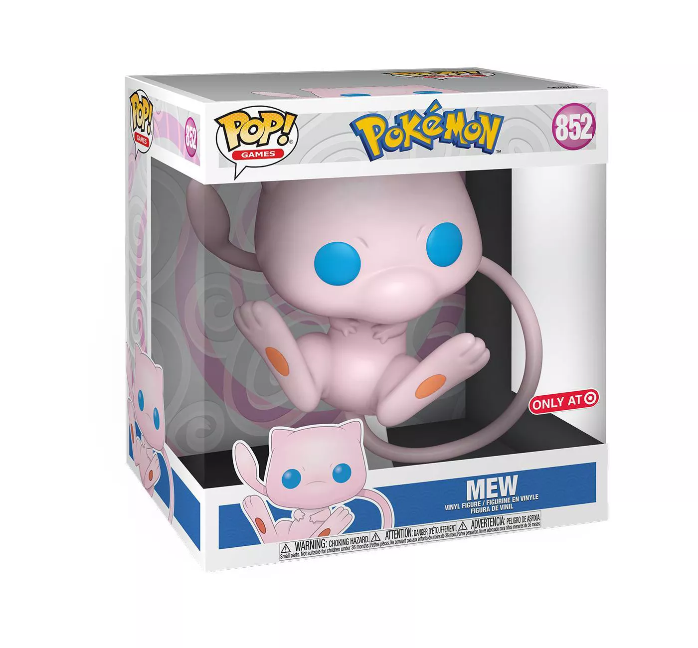 Pocket Monsters - Mew - POP! Games  (852) - POP! Pokémon - POP! Vinyl - 10-Inch POP! (Funko Toys)