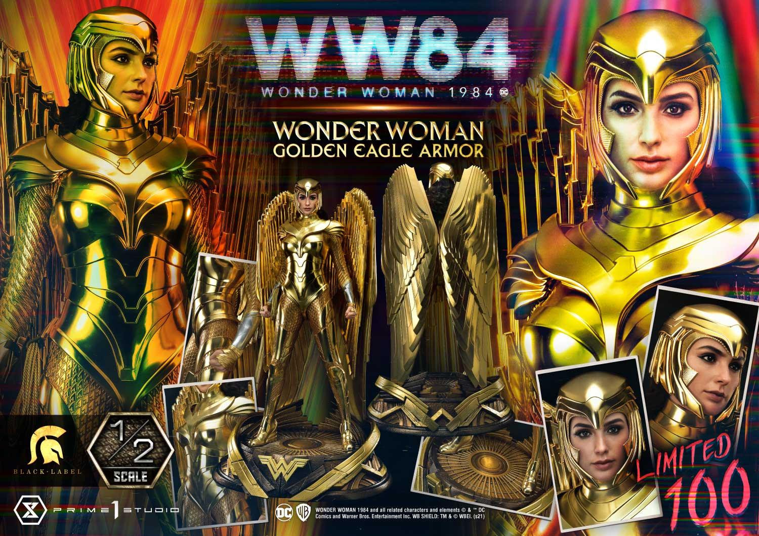 Wonder Woman 1984 - Wonder Woman - High Definition Museum Masterline Black Label (HDMMBLWW-01) - 1/2 - Golden Eagle Armor (Prime 1 Studio)
