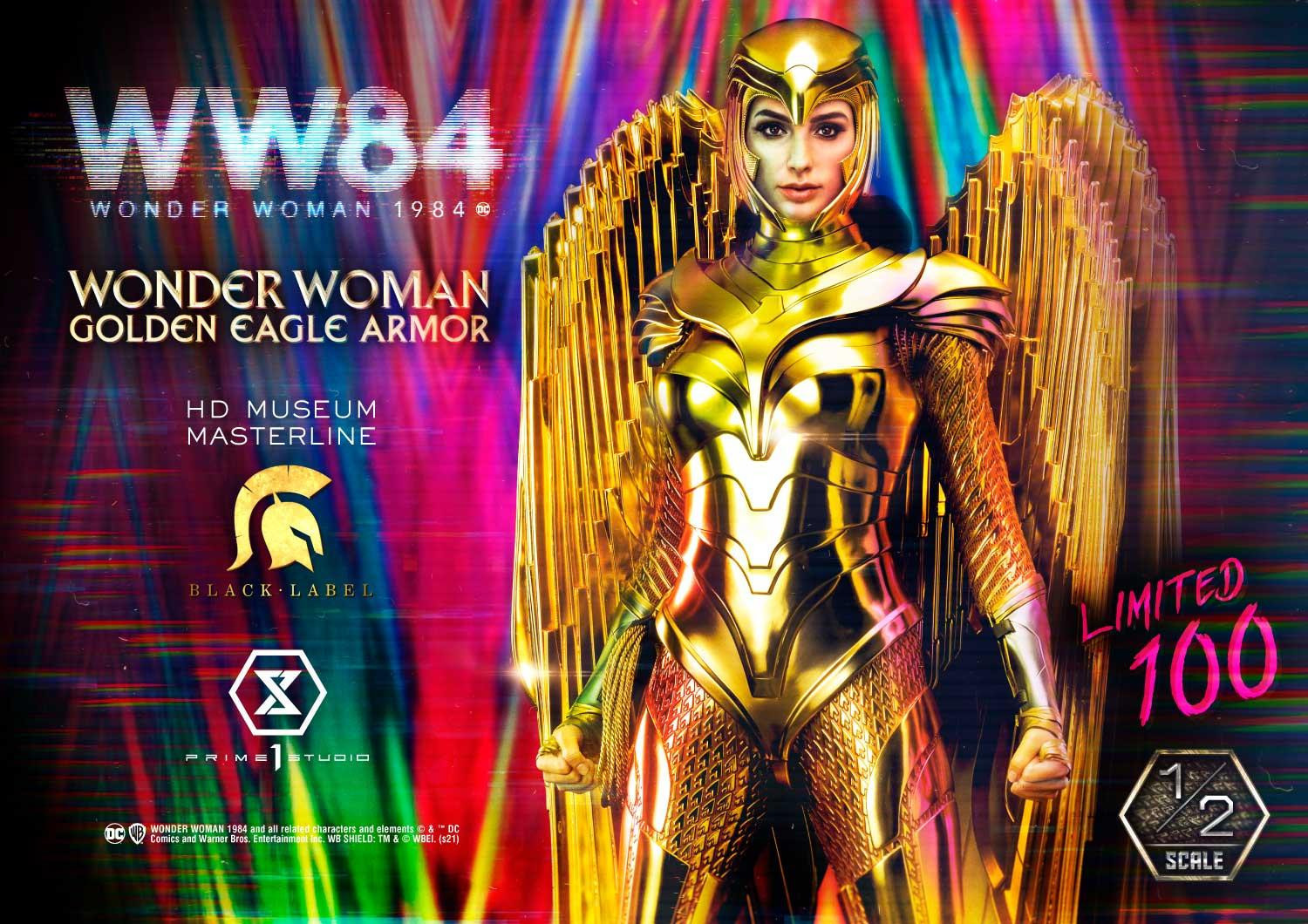 Wonder Woman 1984 - Wonder Woman - High Definition Museum Masterline Black Label (HDMMBLWW-01) - 1/2 - Golden Eagle Armor (Prime 1 Studio) photo 40