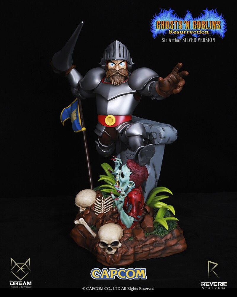 Kaettekita Makaimura - Arthur - Reverie Statue - 1/6 - Silver Version (Dream Figures) photo 2