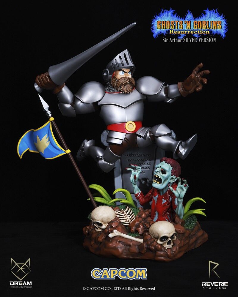 Kaettekita Makaimura - Arthur - Reverie Statue - 1/6 - Silver Version (Dream Figures) photo 5
